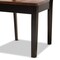 Baxton Studio Brava Modern and Contemporary Two-Tone Dark Brown and Walnut Brown Finished Wood 5-Piece Dining Set 179-11389-10898-Zoro - alternate 4